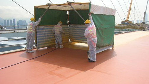Waterproofing Stonecutters Bridge | GCP Applied Technologies