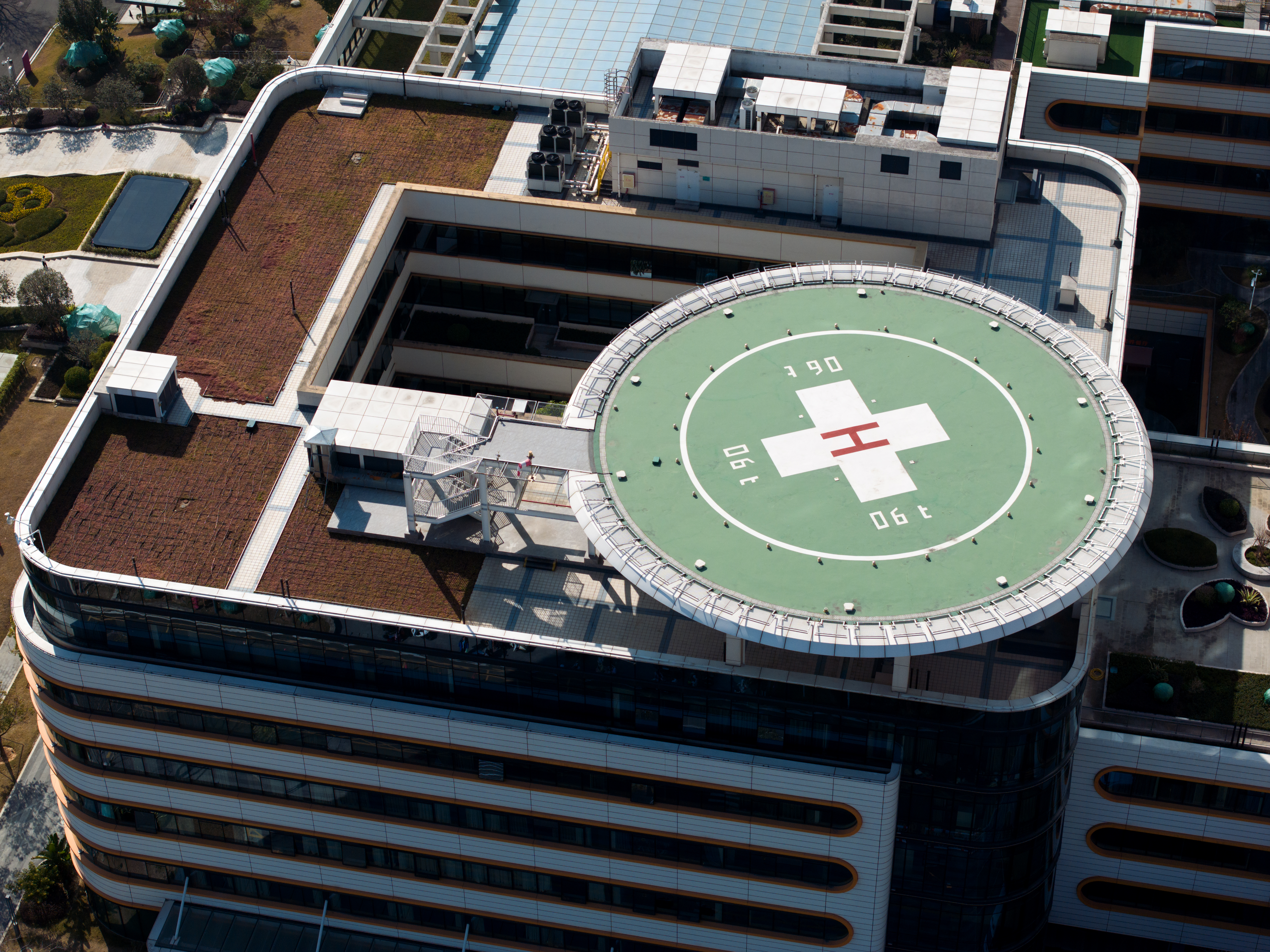 Image of a hospital helipad 2025